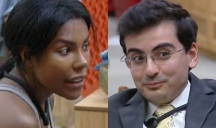 Carol Lekker e Dudu Camargo em A Fazenda 17 (Montagem: Reprodução/Record)