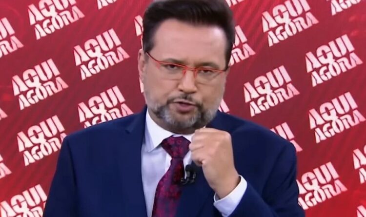 Geraldo Luís no Aqui Agora (Imagem: Reprodução/SBT)